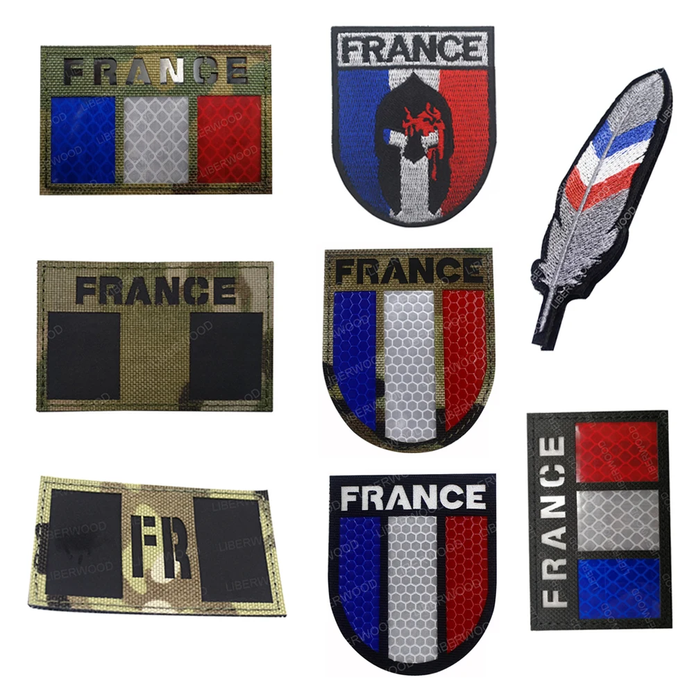 FRANCE CAMO INSIGNIA MILITARIA OPEX FLAG PATCHES PATCH MILITARY ARMY - Foto 2