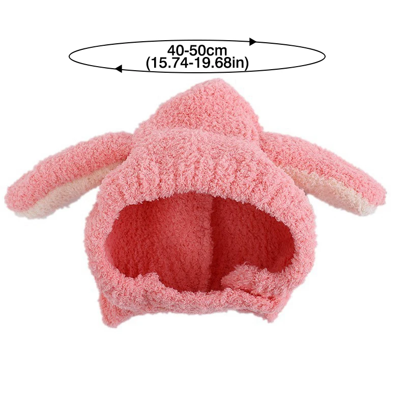 Cute Baby Plush Hat Autumn Winter Rabbit Ears Infant Beanie Cap Korean Cartoon Bunny Kids Boy Girl Warm Earflap Hats Bonnet 아기모자