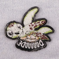 Cute Sea Turtle Cartoon Animal Embroidered Patch – DIY Iron-On Applique for Clothes, Jackets, Bags & Accessories - Image 3