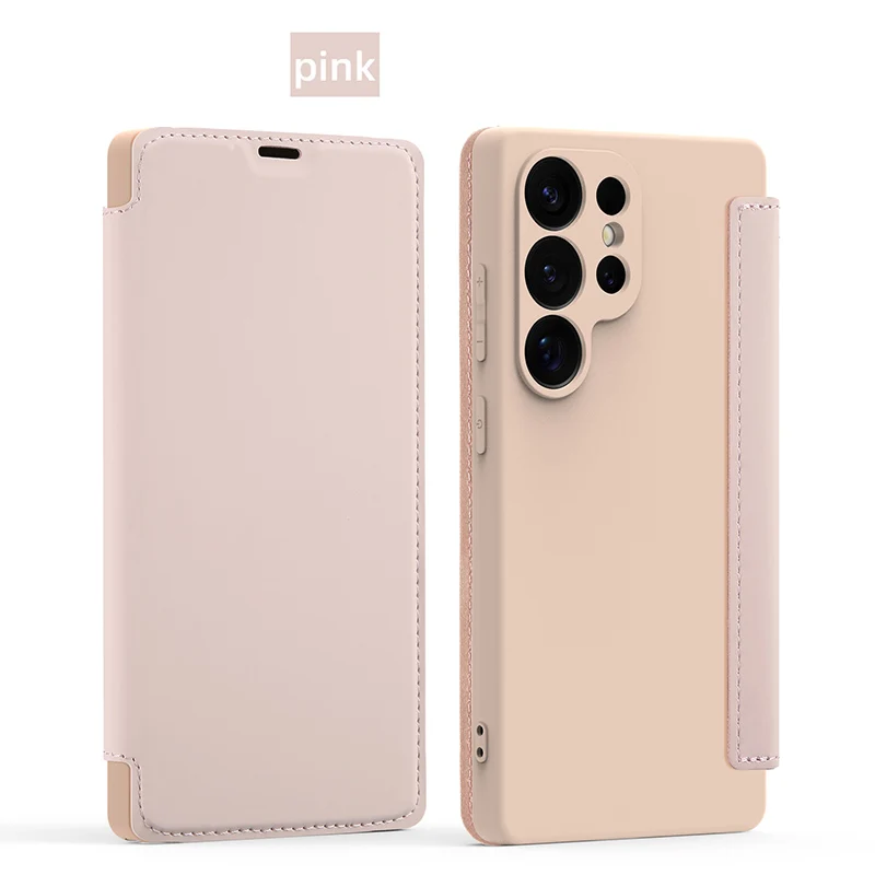 Ultimate 360° Liquid Silicone Flip Phone Case with Wallet and Stand