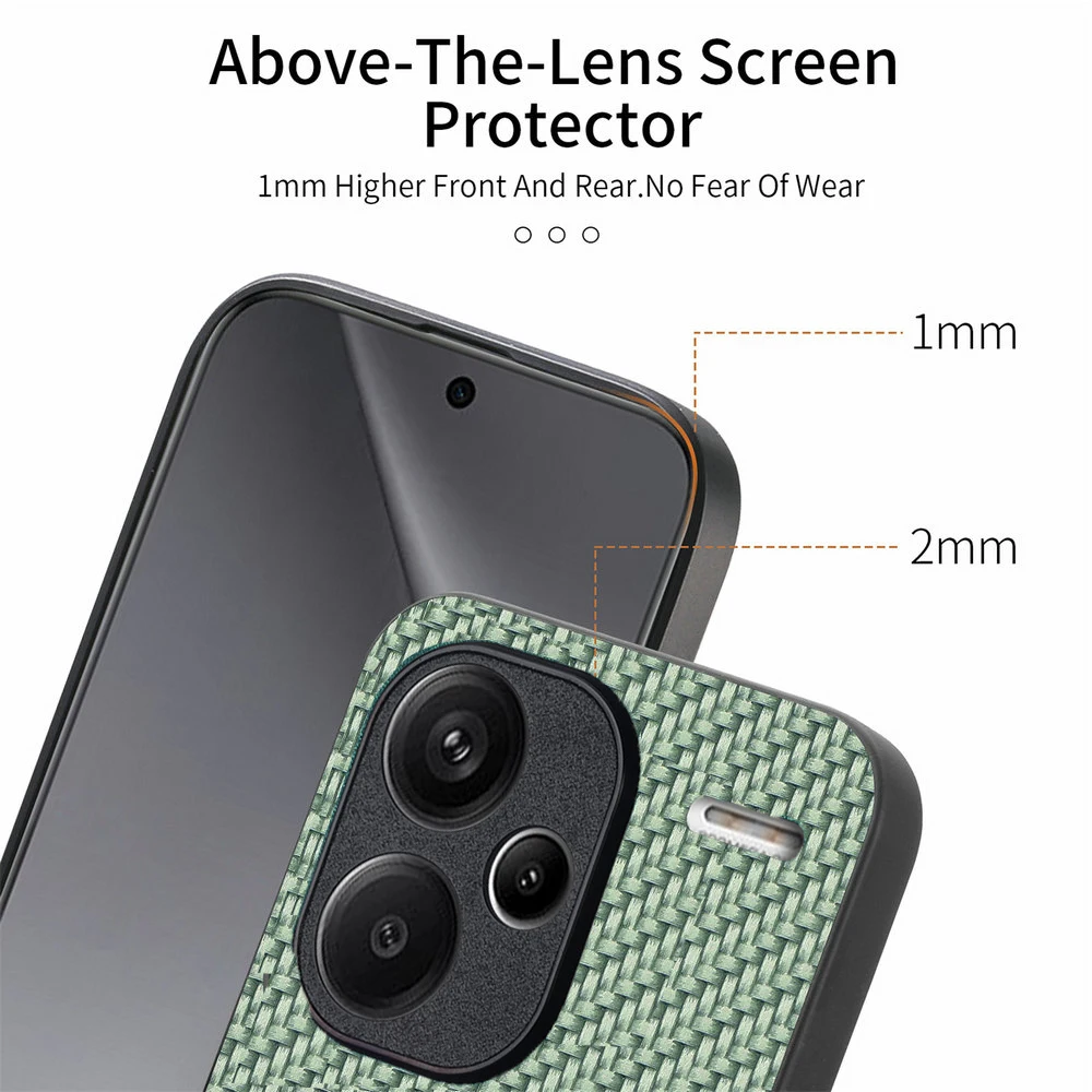 Luxury Leather Back Shell Shockproof Phone Case with Wireless Charging Compatibility