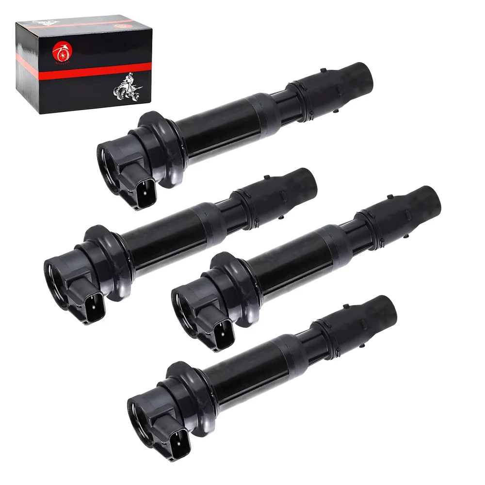 가와사키 닌자 ZX-6R ZX600 ZZR600 용 4pcs 점화 코일 Triumph Tiger 800 XCA/XR/XRT Triumph 1200 Tiger Street Triple 675