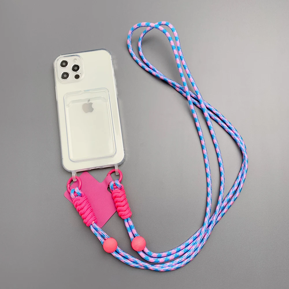 thumbnail image 1 of Cordón cruzado, correas para los hombros, llavero, cuerda trenzada ajustable para iPhone 11, 12, 13, 14, 15 Pro Max, 7, 8 Plus, X, XR, XS Max, fundas, 1 of 5