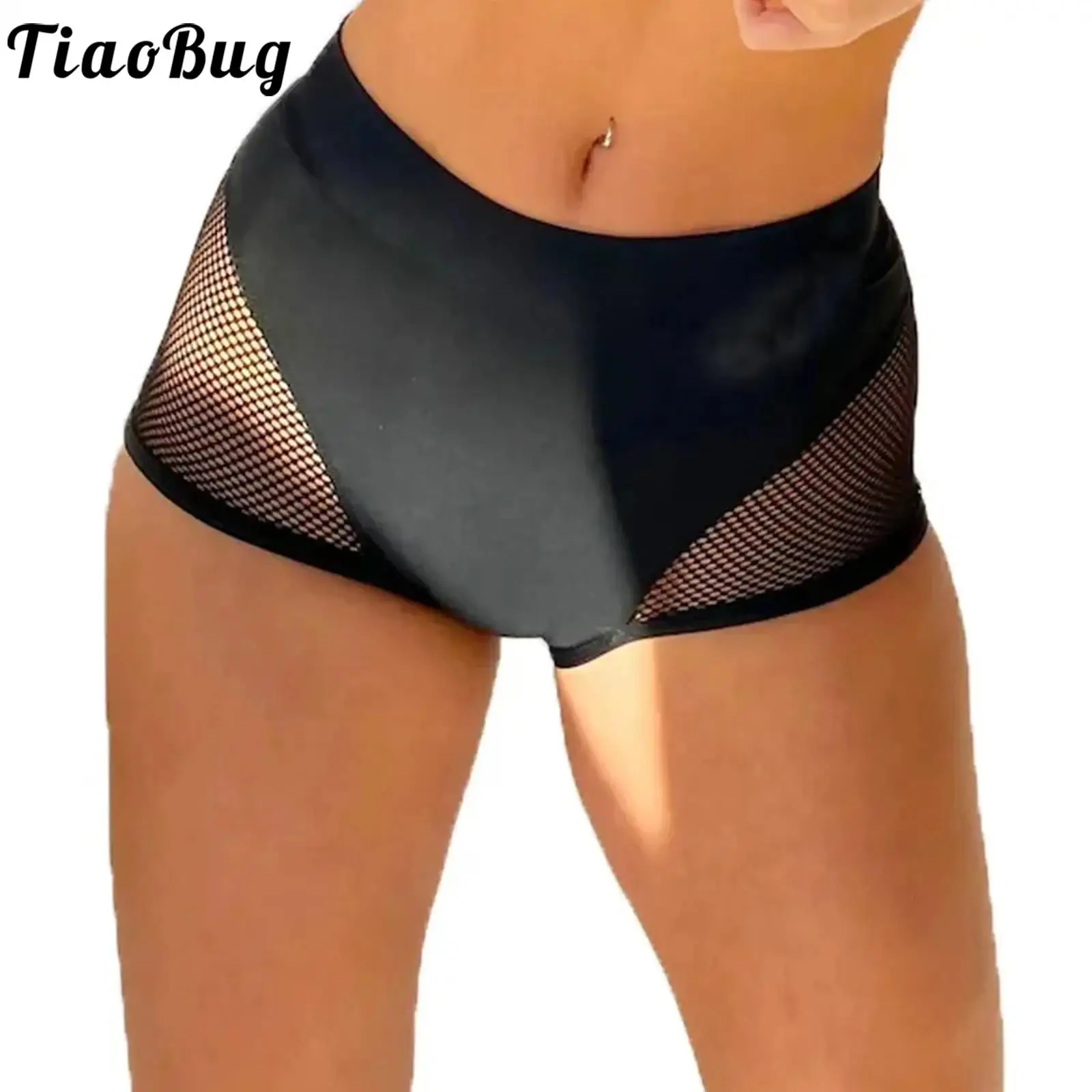 

Fishnet Shorts Women's Gym Yoga Fitness Shorts Leggings Sexy Plain Skinny Sports Trousers Yoga Short Pants Hot Pants Running