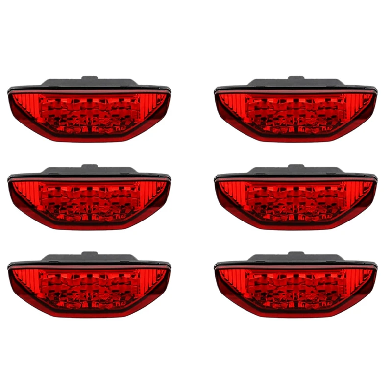 6X Red ATV Tail Light Taillight For Honda TRX420 TRX500 Rancher Foreman