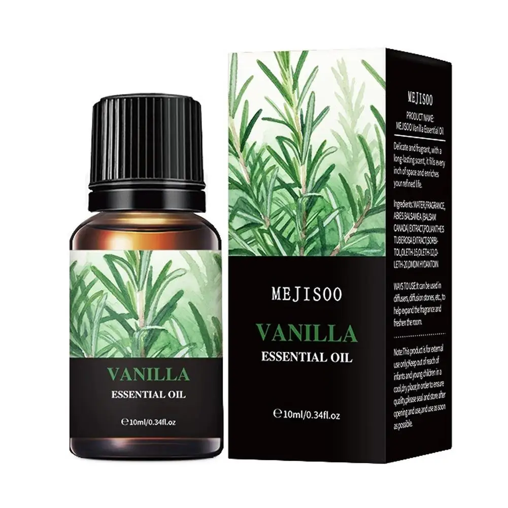 Aromatic Bliss Essential Oil Blend - 10ml Eucalyptus, Lavender, Bergamot, Vanilla, and Peppermint
