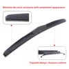 General J/U-Shaped Hook Wiper Blade Windshield Rubber Three-Stage Wiper Blade Wipers "14" 16 "17" 18 "19" 20 "21" 22 "24" 26" 3