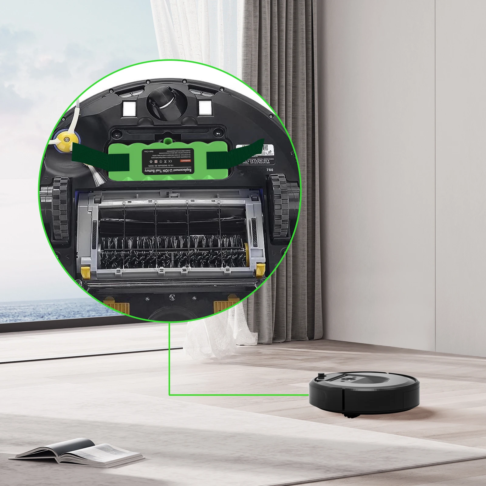 Roomba Series 500 Li-ion Battery  Irobot Roomba 775 Series Battery - 6.4ah  14.4v - Aliexpress