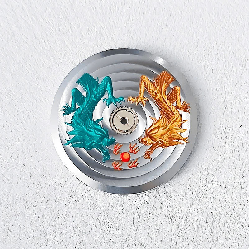 Premium Gold and Blue Black Automatic Movement Rotor