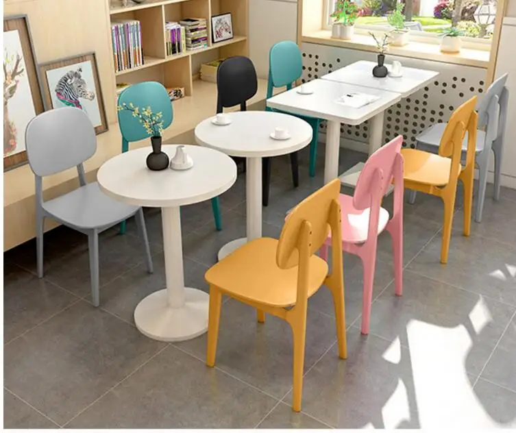 Wanghong Dessert Shop Milk Tea Shop Tables and Chairs Restaurant Tables and Chairs Combination