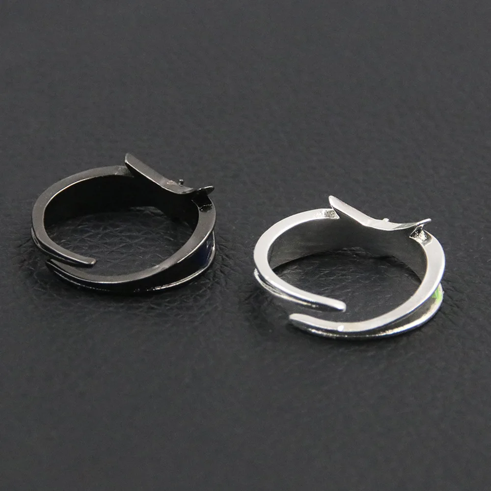 Code Geass Unisex Lelouch Suzaku Paar-Ring-Set, beste Freunde, Rivalen, Anime-Sammlerstück, Cosplay-Requisite für Halloween-Party – Detail 8