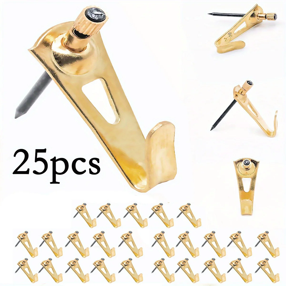 Kit per appendere quadri,per cornici pesanti gancio per telaio per parete, casa, uso ufficio80 Pezzi Ganci per Quadri,Attaccaglie per Quadri