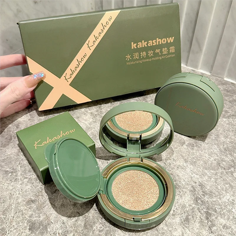 High Coverage Foundation Air Cushion Natura Compact Concealer Oil Control Waterproof  Face Pendant Base Shooting BB Cream Makeup 2