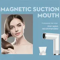Foldable Electric Hair Dryer Negative Ion 1000W High Power Blow Hair Dryer Home Travel Hairdryer Portable Outdoor Hairdryer 2
