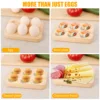 6/24 Holes Wooden Egg Tray Household Egg Storage Holder Kitchen Refrigerator Cooking Organizer Space Saving for Tabletop Display 5