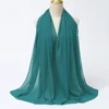 Foulard Hijab en mousseline de soie pour Femme, voile musulman ramadan ,hijab femme musulman,foulard musulmane pour femme, foulard mousseline en Jersey doux de haute qualité hijab islam voile femme musulman,70*180cm