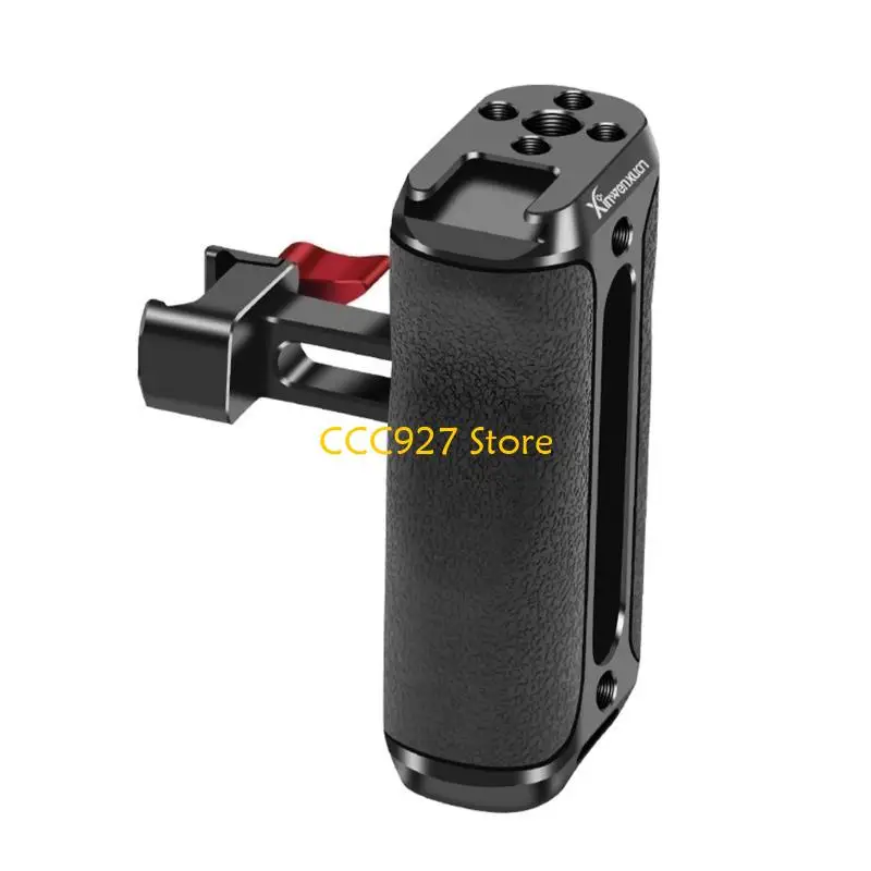 B03F Aluminum Alloy Camera Side Handle Ergonomic Camera Handgrip Cold Shoe Interfaces for Enhances Photography Experience
