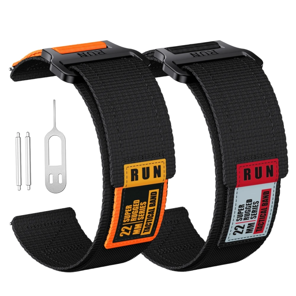 Enhanced Silicone Sport Watch Strap - 22mm Interchangeable Wristband