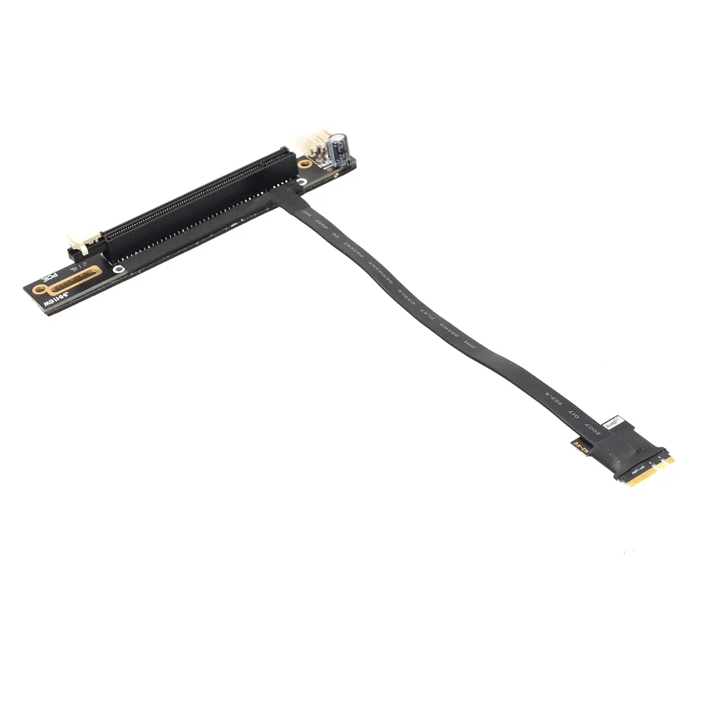 Network Card Riser Cabo Adaptador Cabo de Extensão Gráfica 6pin Alimentação M.2 Wifi para X16 Pci-e m2 ME Chave Ngff para Pci-e 3.0 16x - Imagem 3