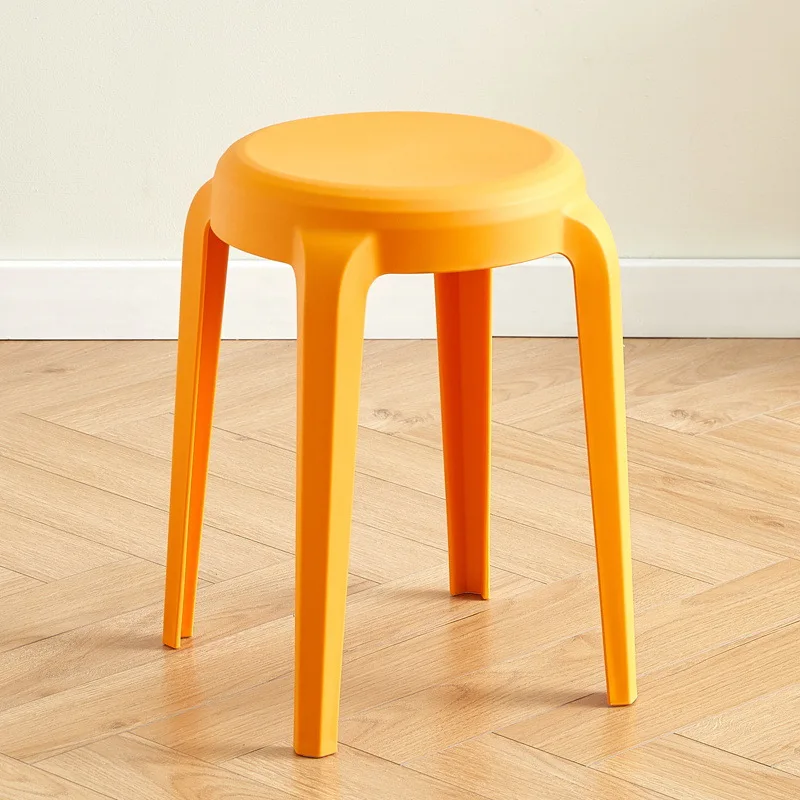 Tabourets Empilables Lot De 4 Noir Plastique - Tabouret BUT