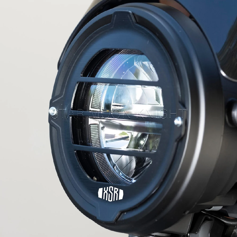 Griglia Para-faro In Alluminio + ABS Per YAMAHA XSR900 2022-2023, Protezione Faro LED