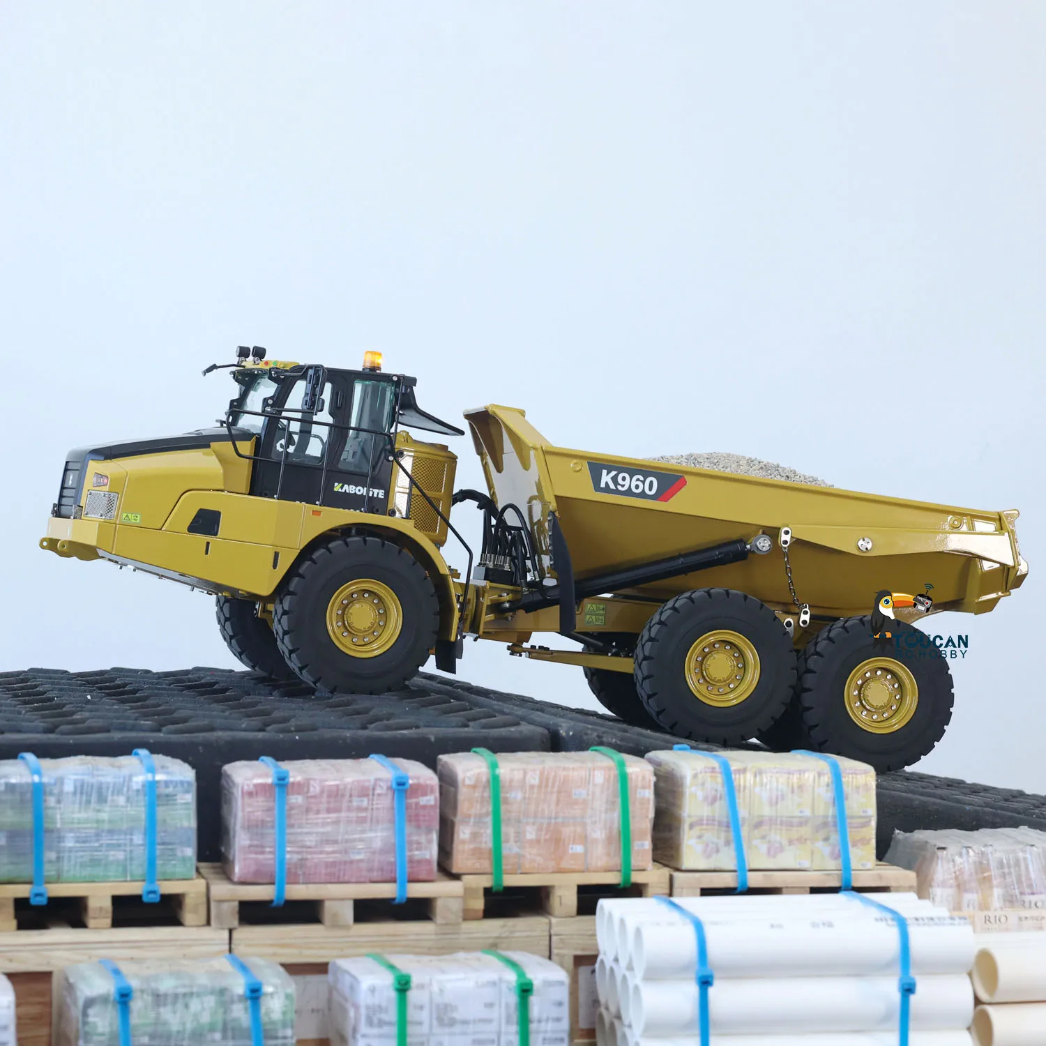 Kabolite K960 Articulated Truck K961-100S RC Hydraulic Excavator HUINA Upgraded Version K336GC Engineering Model Boy Toys 6