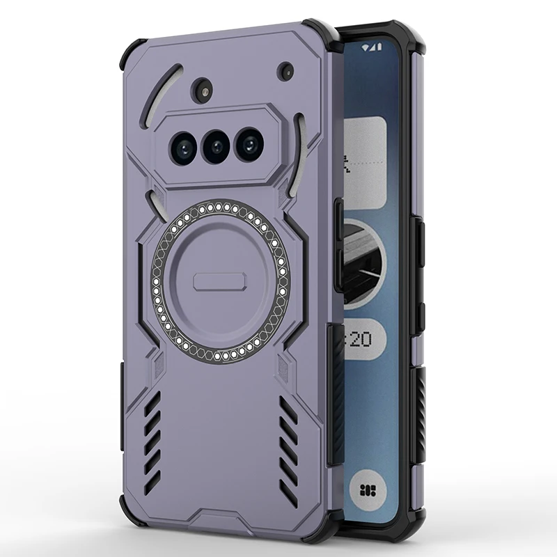 Magnetic Armor Case with Strong Mag-Safe and Anti-Knock Protection
