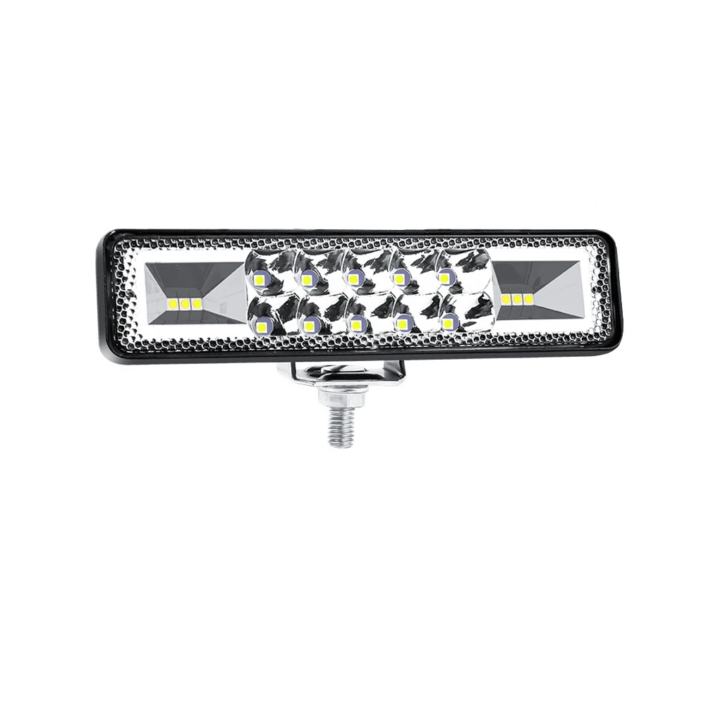 

1 PC 48W Car Amber 16LED Strobe Flash Work Light Bar 3030 Fit For Offroad 6500K-7500K High Quality Universal Car Accessories
