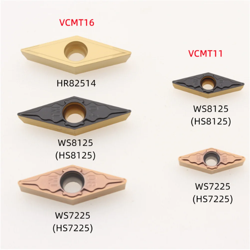 

Твердосплавная пластина для токарной обработки 100P, Φ WS8125, токарный инструмент с ЧПУ, токарная карбидная вставка для нержавеющей стали