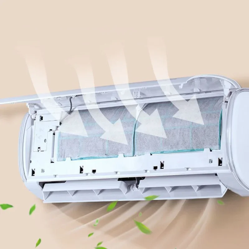 Anti-Dust Air Conditioner Vent Filter Cotton Cuttable Network Outlet Cleaning Purification Parts