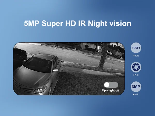 Anpviz Smart 4k 8MP POE IP PTZ Camera 5X Optical Zoom Audio Camera IR 30m Outdoor Security Protection Human Vehicle Detection