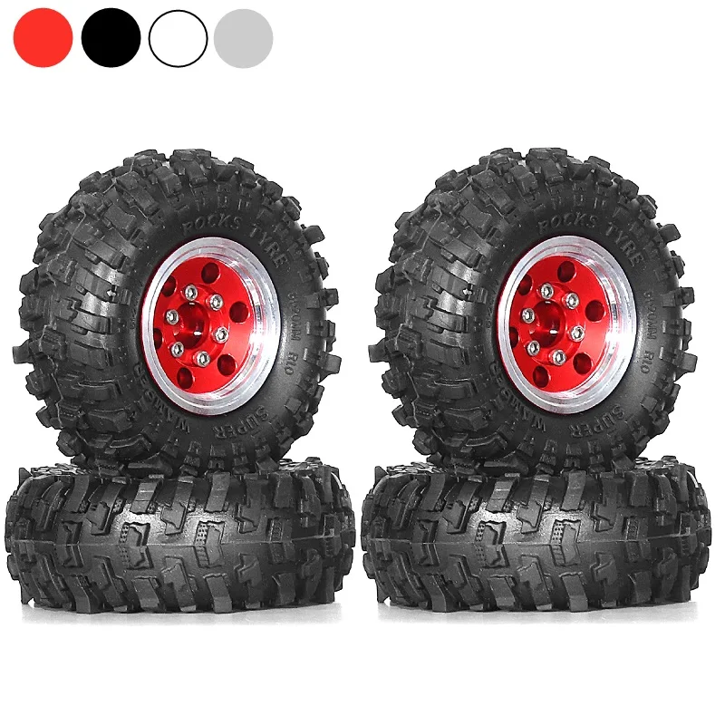Carbon Fiber & Aluminum Tire Rack For 1.0" RC Crawler Wheels – Display Stand For SCX24, AX24, TRX4M