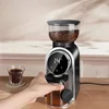 Italian Coffee Bean Grinder Adjustable Coarseness Smart Screen Electric Bean Grinder Home Coffee Grinder with Italian Stand 3