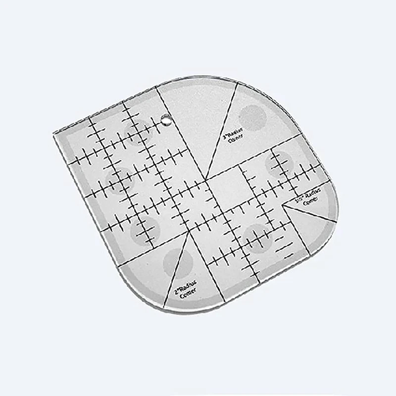 Creative Curved Corner Cutter Quilt Ruler, Sewing Patchwork Ruler Sewing Template Patchwork Tool,DIY Supplies-AA68