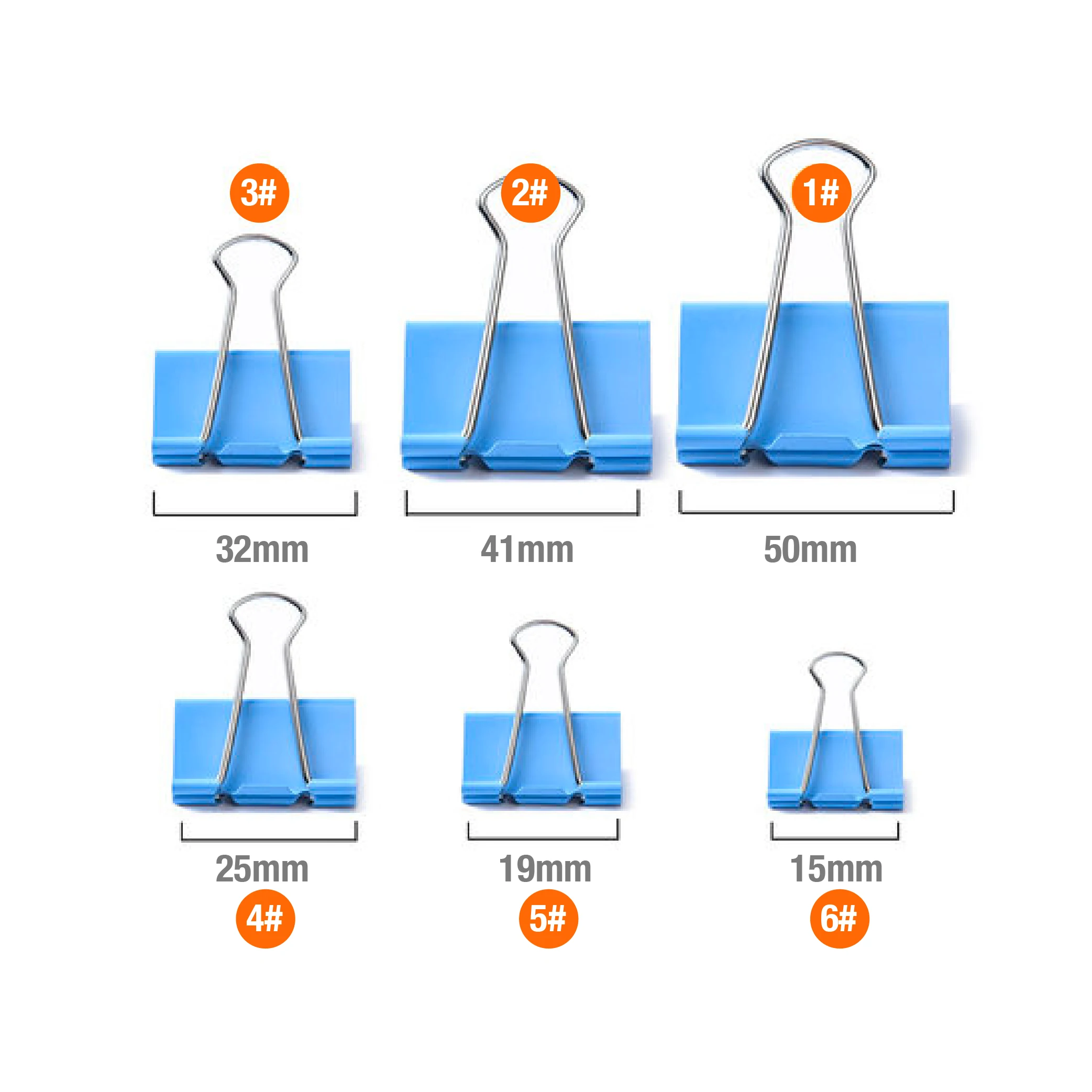 Рисунок 4 - KHINSUN цветные связующие зажимы 6 размеров