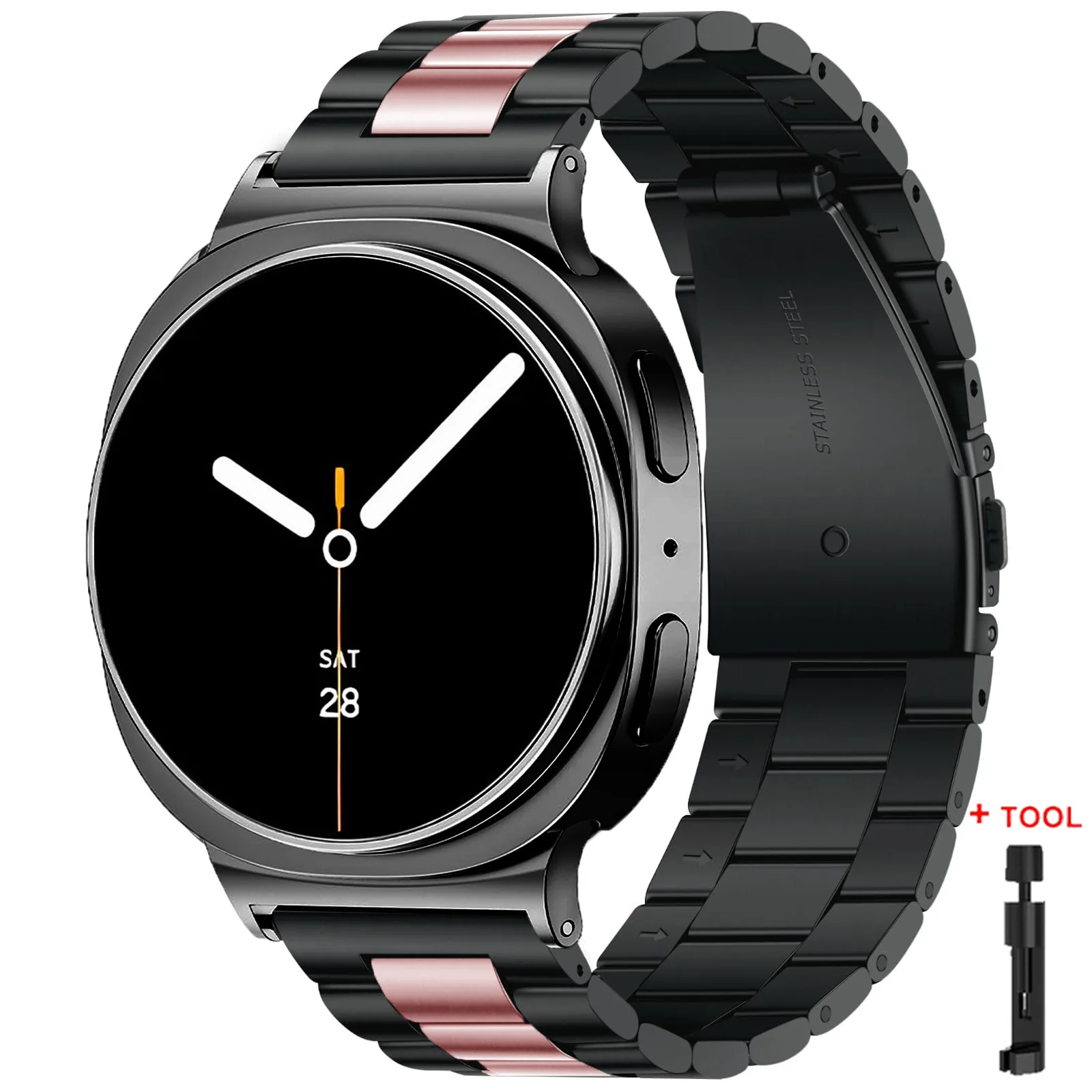 Stainless Steel Metal Watch Band Bracelet