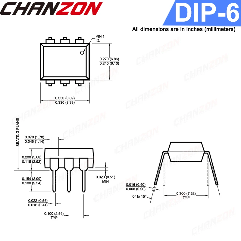 MOC3021 Triac Driven Optoisolator Pinout, Specs, Equivalent, 46 OFF