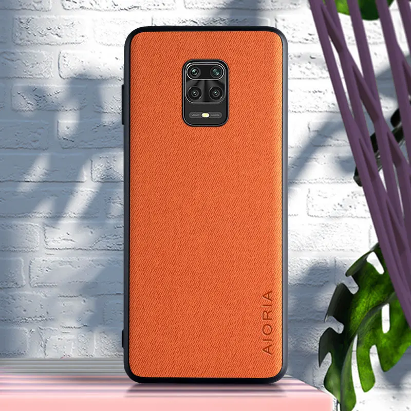 Textile Case with Soft TPU Edge & Hard PC Back - Durable 3-in-1 Material