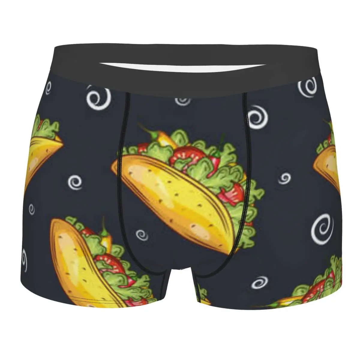 

Мужские удобные трусы Boxershort, комплект мексиканских трусов Tacos, нижнее белье, мужские боксеры