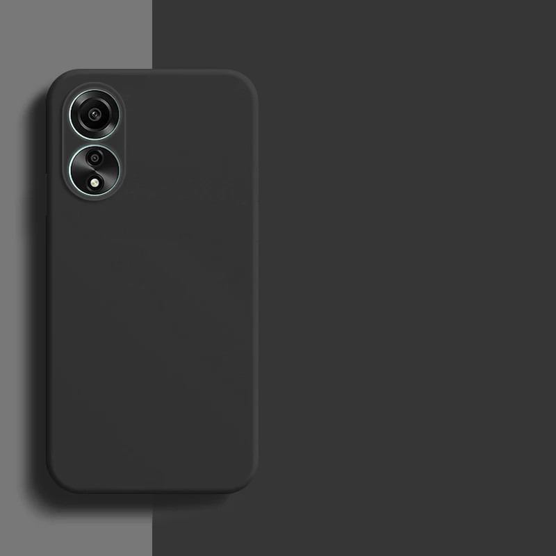 Suitable for Oppo A78 4G phone case, Oppo A78 4G cover, soft liquid silicone bumper shielding, protective phone case, Oppo A78 4G Fund_voghion.com