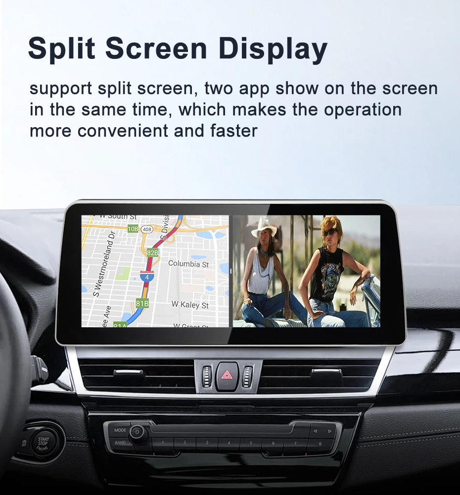 12.3inch Qualcomm Snapdragon680 6225 Andorid14 Wireless Auto CarPlay For BMW 2Se
