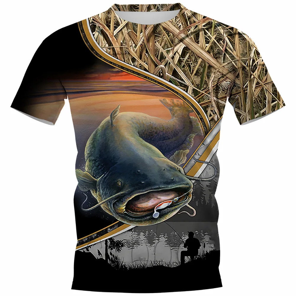 Fishing Shirts For Men Catfishing Is For Mem T-shirt