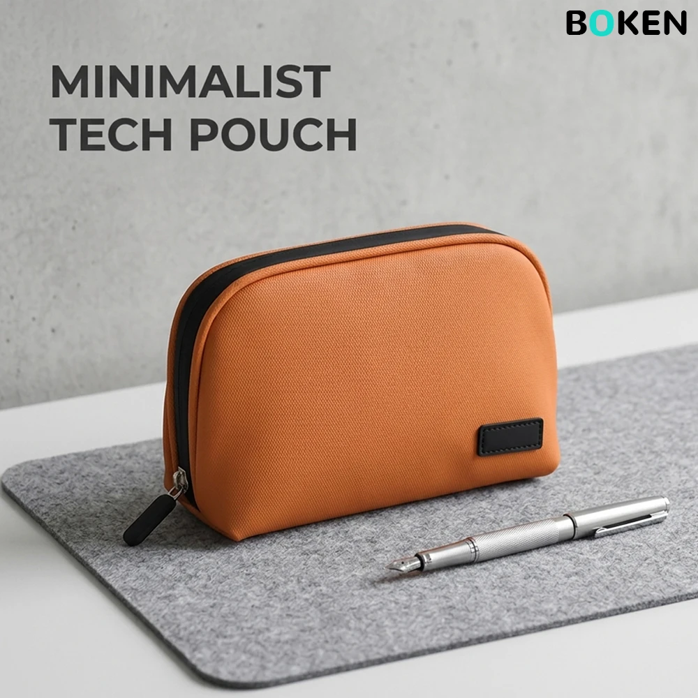 Travel Tech Bag Portable Electronics Organizer Case for Cable Charger Mouse Hard Drive Power Bank - Accessories Storage Pouch