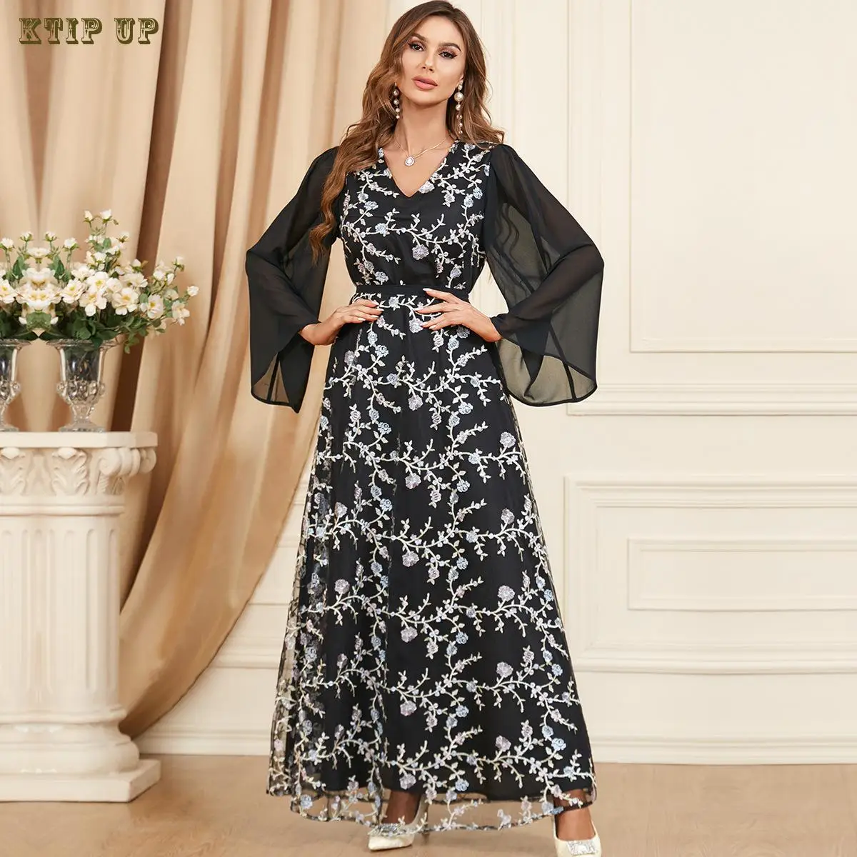 

Eid, арабское, мусульманское платье, Abaya для женщин, Рамадан, шифоновые Abayas Дубай, Турция, ислам, длинный кафтан, платья, длинные платья