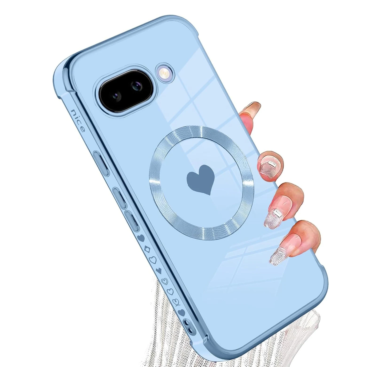 Magnetic Love Electroplating Shockproof Case