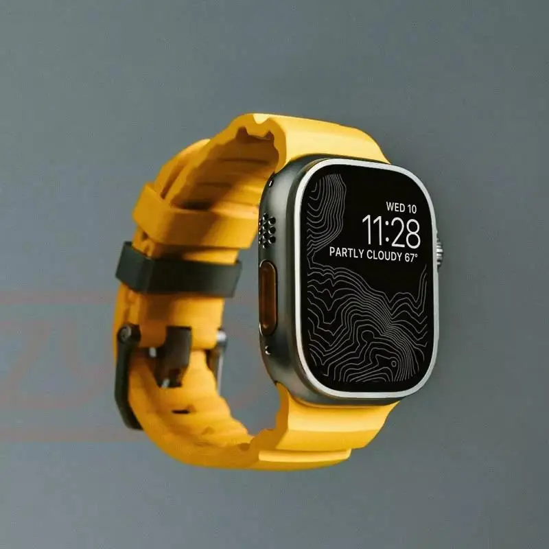 Premium Silicone Strap and Ultra Protective Case