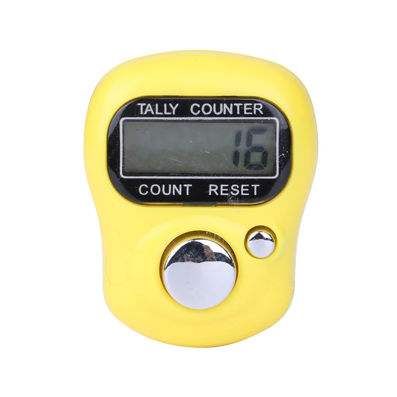 Mini Stitch Marker And Row Finger Counter LCD Electronic Digital Tally Counter Tor Sewing Knitting Weave Tool/Random Color