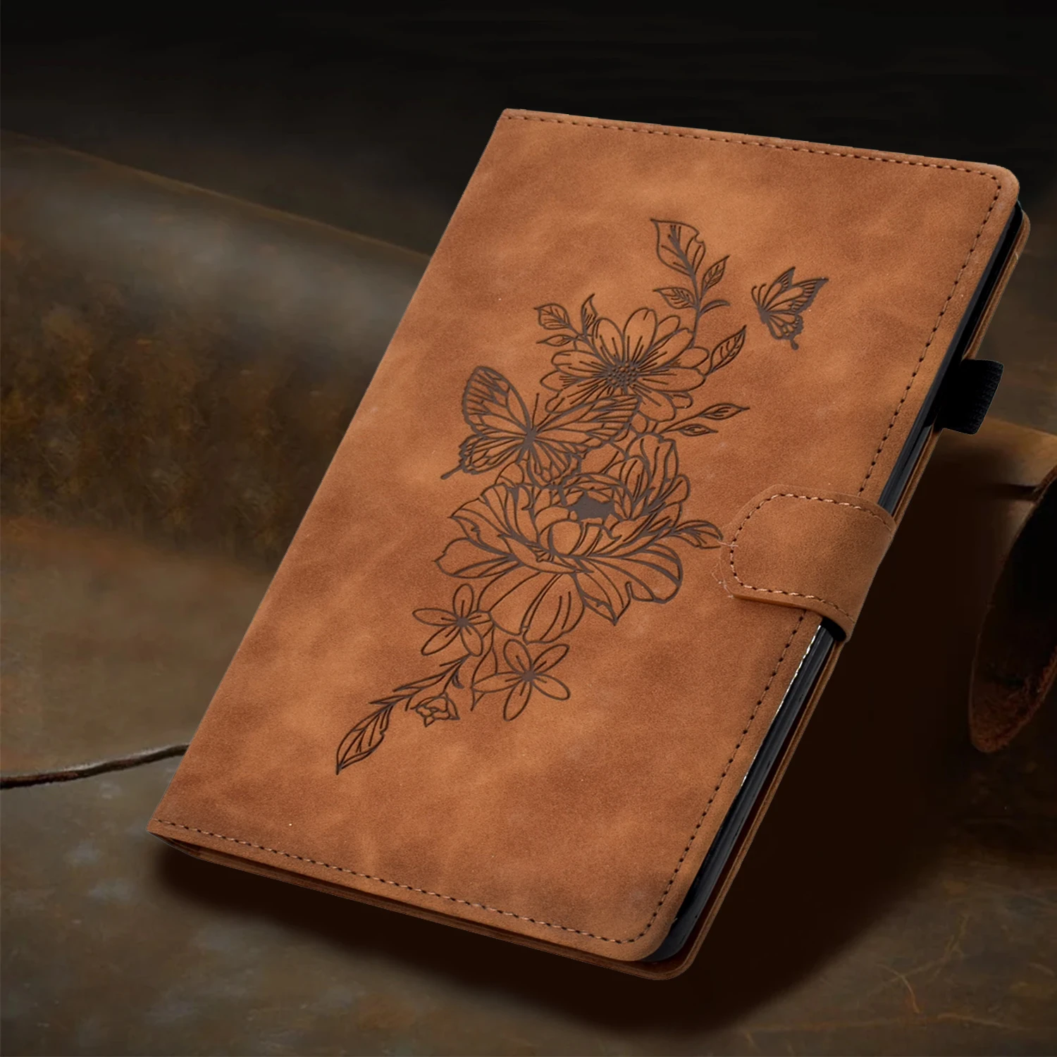 Estojo para Suporte de Cartões de Carteira de Couro Capa Inteligente Ipad Air 10.9 10th 2023 2023 Pro 11 Mini 8.3in2023 10.2 in Smart Cover 9ª Geração - Imagem 3