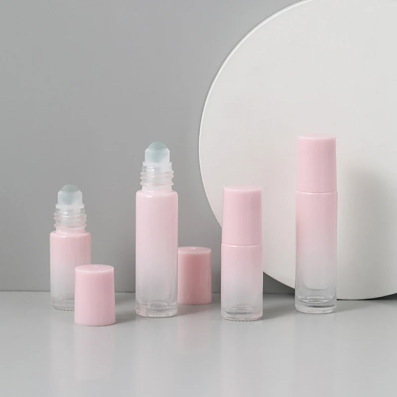 5ml/10ml 빈 향수 롤러 볼 병 액체 오일 용기 리필 병 휴대용 미니 보관 병