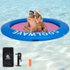 Inflatable Water Hammock, Round Floating Ring, Enjoyable Floating Hammocks, Portable Inflatable Raft for Family, Water Hammock 1